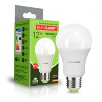 LED лампа Eurolamp ECO серия A60 12V 12W E27 4000K LED-A60-12274(12)