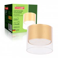 Точковий LED світильник Eurolamp для ламп GX53 золото LH-GX53(golden)