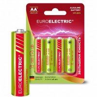 Батарейка щелочная Euroelectric LR6/AA 4pcs 1,5V блистер 4шт BL-AA-EE(4)PE