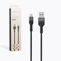 Кабель соединительный зарядный HAVIT HV-CB622C USB to Lightning USB 1м HV-CB622C