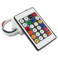 RGB контролер Biom SPI-IR24 IR 5-24V (24 кнопки) для Smart стрічки 12217