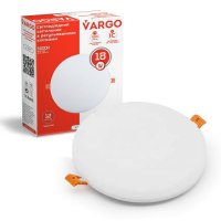 LED cветильник VARGO встраиваемый 18Вт 4000К круг 111777