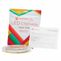 LED стрічка ElectroHouse COB 320шт/м 10W/м 12V IP20 6500К EH-STR10COB