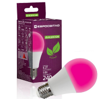 Світлодіодна фітолампа для рослин Євросвітло LED Filament F-A60-11-27 11W E27 1200K 000059859