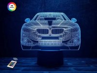 3D светильник "Автомобиль 10" с пультом+адаптер+батарейки (3ААА) 08-024