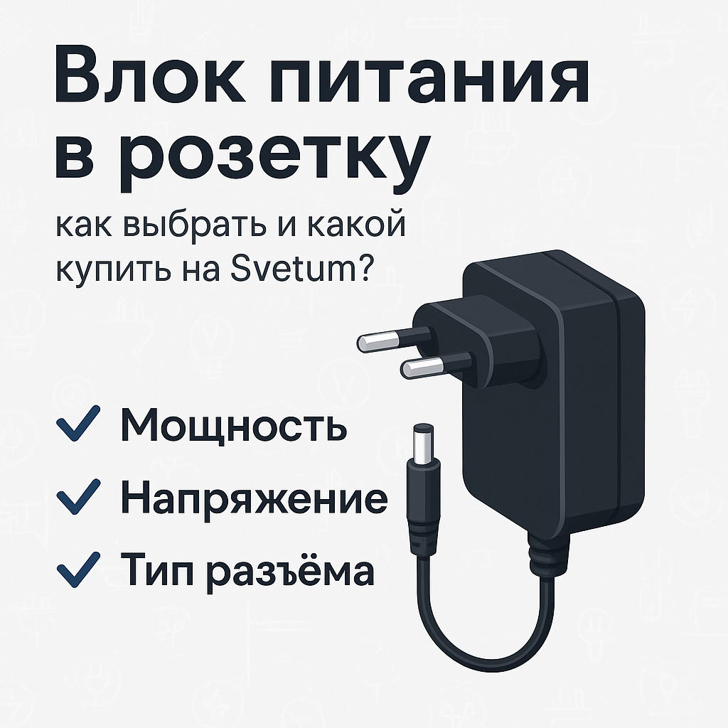 Блок живлення в розетку який купити