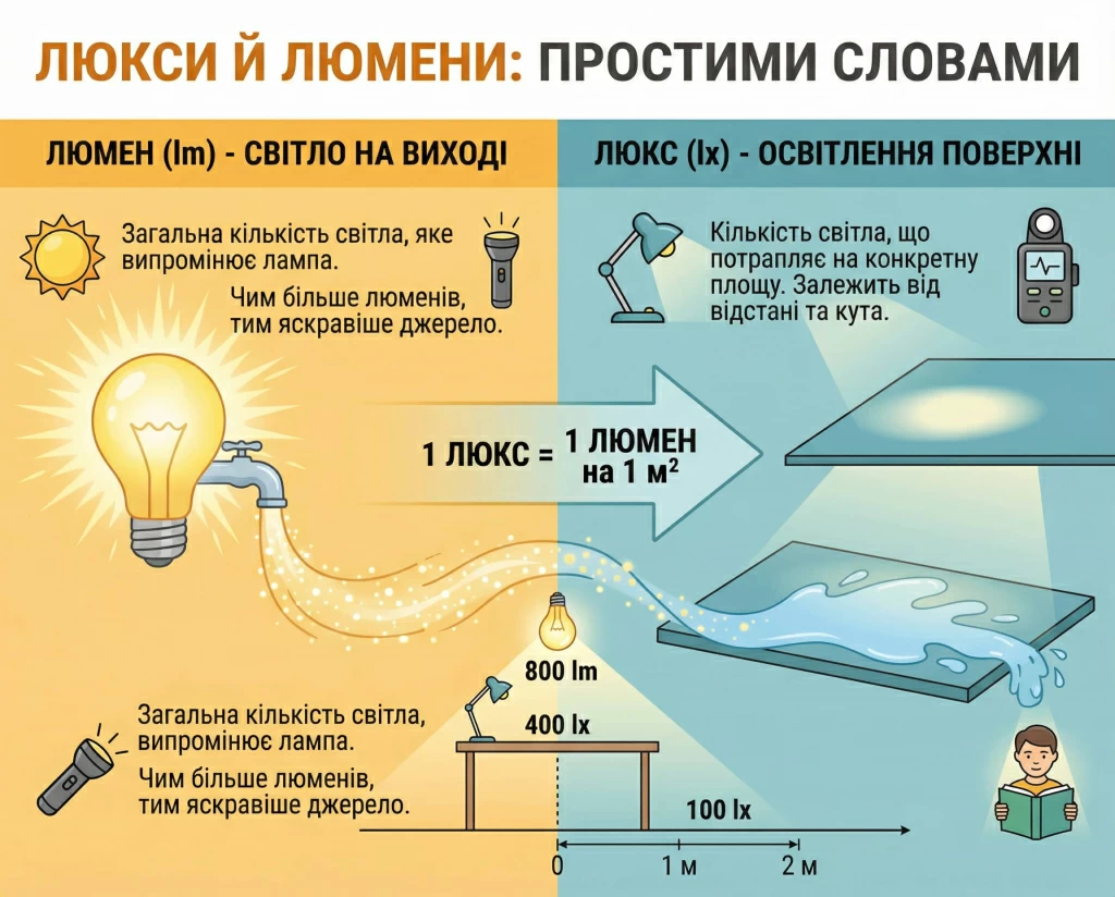 Люкси й люмени простими словами Firefly_GeminiFlash_Люкси й люмени простими словами зроби інфографіку - тематичний баннер 885441(1).jpg