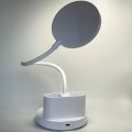Настольная LED лампа аккумуляторная Lebron L-TL-L-40 5W 4100К гибкая белая 15-13-40