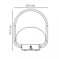 Настольная LED лампа Nordlux Sponge аккумуляторная уличная 5W 2700-3500K IP54 USB 2018145003