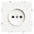 Розетка Ardero ER111-W Soft одинарная без заземления белая 8628 Розетка Ardero ER111-W Soft одинарная без заземления белая 8628