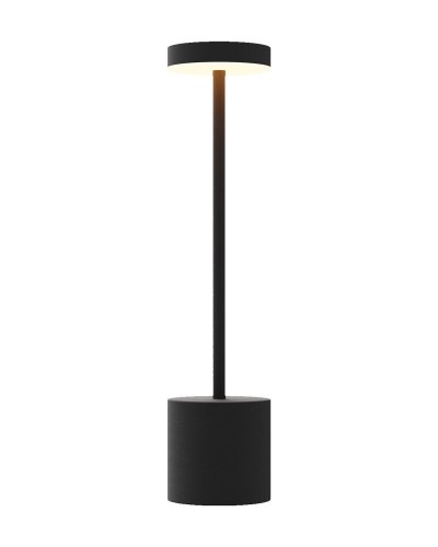 Настольная LED лампа аккумуляторная Kloodi 5W 2700K/4000K/6500K IP20 черный TA-5V UNO CCT BK