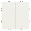 Выключатель Ardero EV112V-W Soft двухклавишный белый 8686
