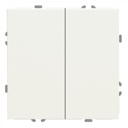 Выключатель Ardero EV112V-W Soft двухклавишный белый 8686