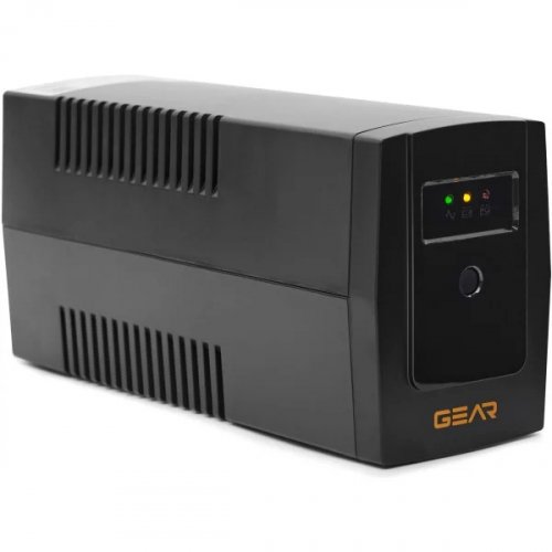 ИБП непрерывного действия Gear 800VA 480W LED plastic RJ45+USB GU-800PL