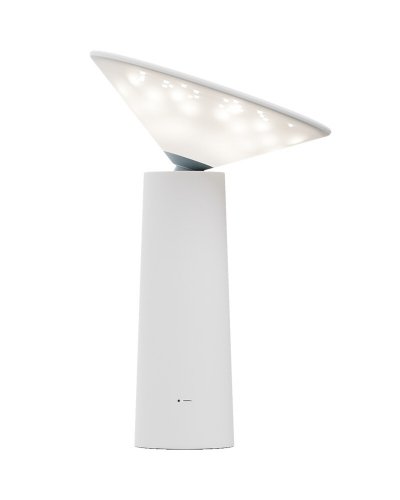 Настольная LED лампа аккумуляторная Kloodi 5W 2700K/4000K/6500K IP20 белый TA-5V RIO CCT WH