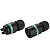 Разъем для кабеля Techno Mini-CONNECTOR D7-12 IP68 (вилка + розетка) THB.387.A4A + THB.387.B4A