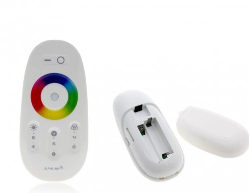 Контролер з пультом LT RF RGB 18A 216W 18А-2.4G-Touch 12-24V білий C-RGB-2.4G 71031