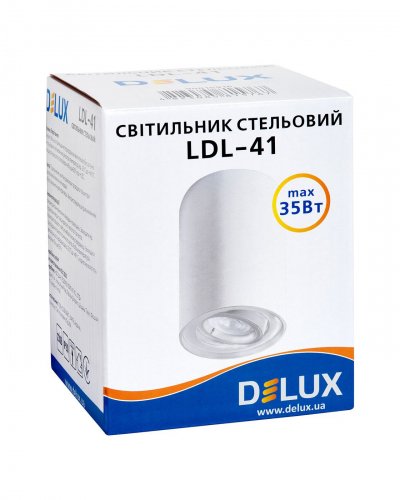 Світильник накладний DELUX_LDL-41 білий 90015916