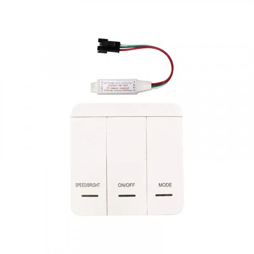 Радио контроллер Prolum SPI MONO color выключатель 3кл 12-24V 2048pix 402047