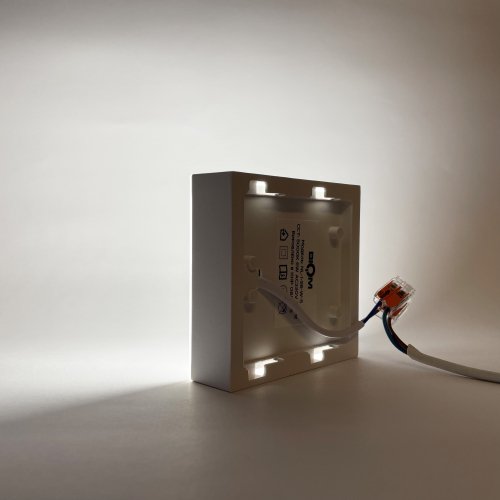 LED світильник накладний Biom 6W 5000К IP40 квадрат білий NL-1-S6-W-5 25790