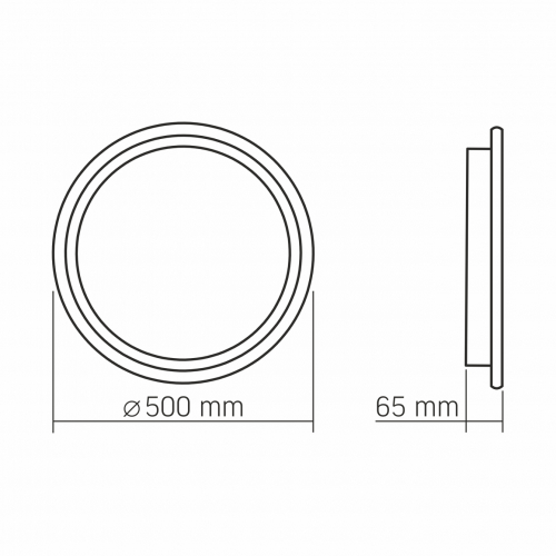 LED светильник Videx DECORA 56W 2700/4000/6000K VL-CLD-994-BZ