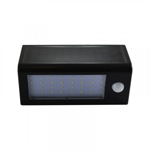 LED светильник уличный Goldlux Box на солнечной батарее 5.5W 6400К IP44 с датчиком движения 307637