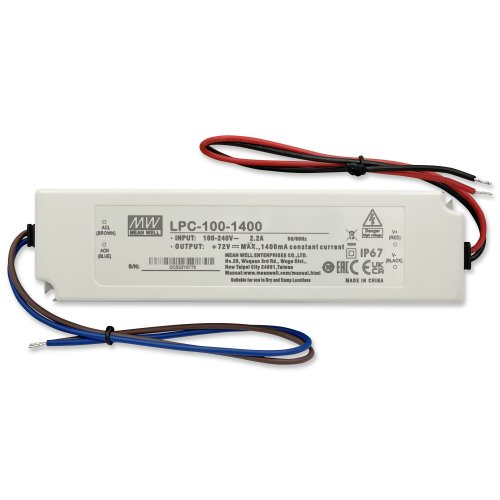 Блок живлення драйвер Mean Well 100W 36~72V 1400mA LPC-100-1400