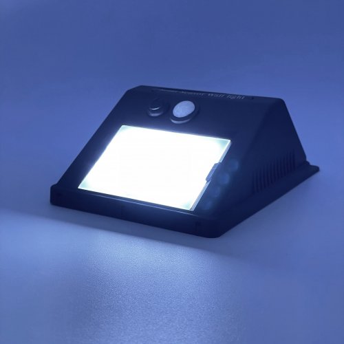 LED светильник уличный Lebron L-SL-4857A на солнечной батарее 0.3W 6500К IP44 с датчиком движения 15-17-55
