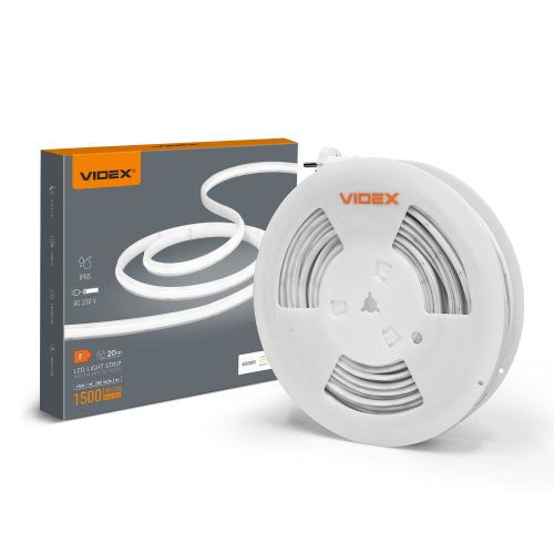 LED лента Videx 260шт/м 15W/м IP65 230V 6500K VL-LST-CB65-22156-B20