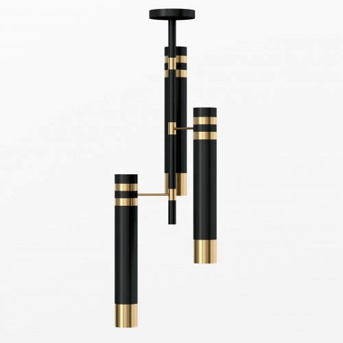 Світильник PikArt Level lamp V3 black&brass GU10 5021