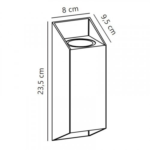 Вуличний світильник Nordlux Nico GU10 IP54 під 2 лампи коричневий 2218221009