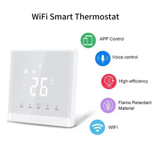 Wi-Fi терморегулятор 4Heat AE-667 белый 4HT.AE667.WF