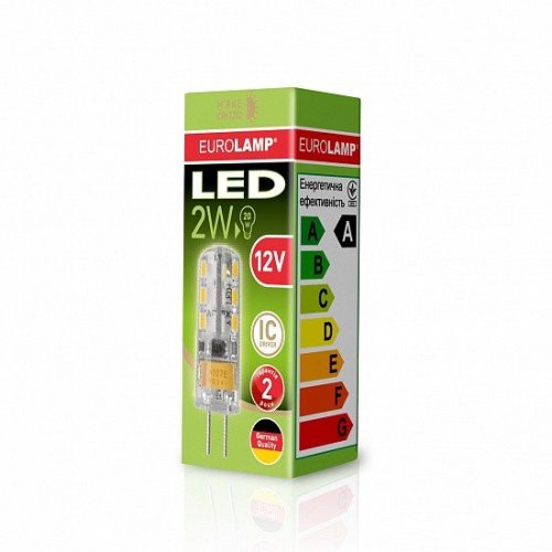 Світлодіодна лампа Eurolamp G4 2W 12V 3000K LED-G4-0227(12)