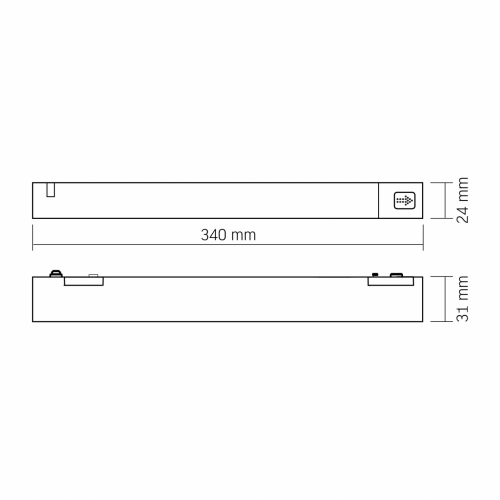 Блок питания для магнитных трековых систем VIDEX 200W 1A внешний VL-TRMS-P200B