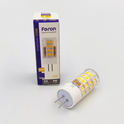 Світлодіодна лампа Feron G4 LB-423 4W 220V 2700K