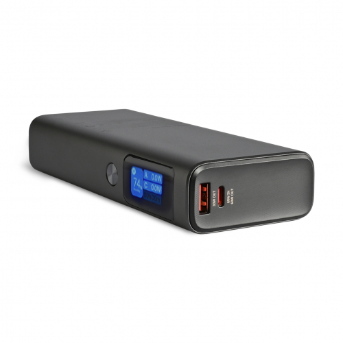 Портативний зарядний пристрій (повербанк) Videx 20000mAh 130W +Display VPB-323-B