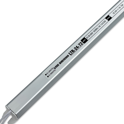 Блок живлення Biom STICK "LTR" 72W 24V 3A IP20 LTR-24-72 27322