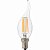 LED лампа Horoz Filament свеча на ветру FLAME-6 6W E14 2700K 001-014-0006-010