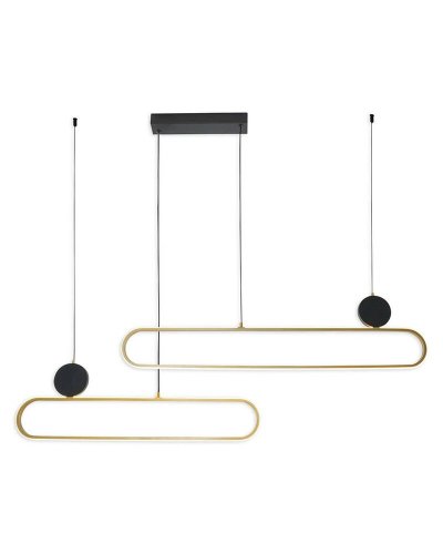 LED світильник підвісний Goldlux Florentyna 48W 4000K золото 333902