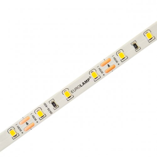 LED стрічка Eurolamp SMD2835 60шт/м 6W/м IP20 12V 4000K LED/ROLL-5m/4000K(60)12V