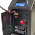 Портативна зарядна станція Velmax V-PPS-200sp 200W із сонячною панеллю 3×30W 31-10-02