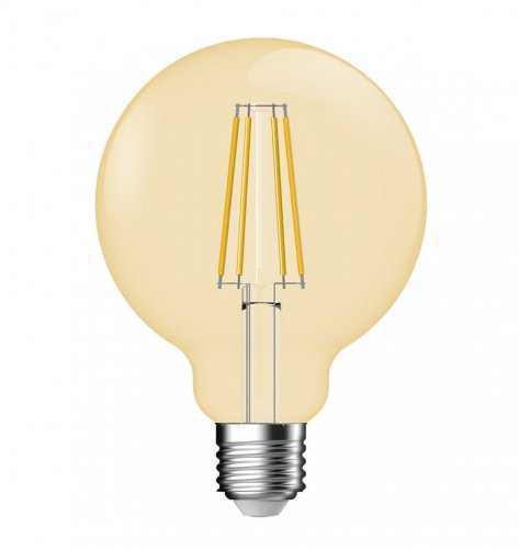 Світлодіодна лампа Biom G95 8W E27 2300-2500K FL-420 Amber