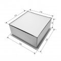 LED світильник грильято Svitlodar СГ10Вт 10W 4000К 120х120 мм S-gr-10W-120-4000