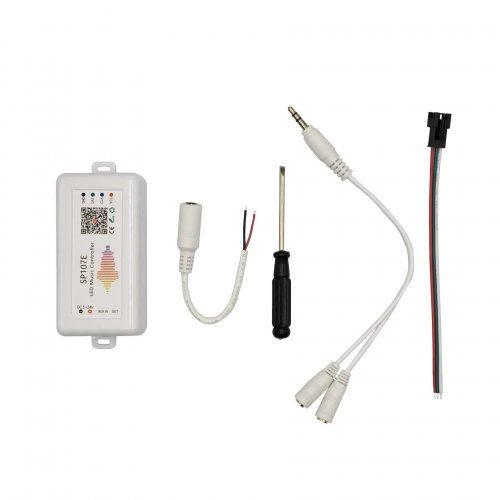Контроллер RGB Prolum SP107E Wi-Fi для адресной ленты 24А 5-24V music TUYA HomeLink 404022