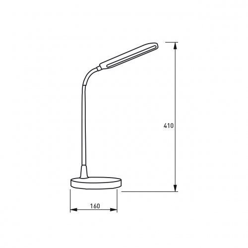 Настільна LED лампа акумуляторна Eurolamp 10W 1800mAh 4000К біла LED-TLB-10W(white)