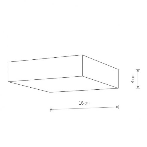 Світильник стельовий Nowodvorski LID SQUARE IP20 10430