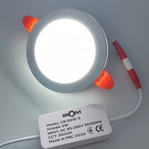 Точковий LED світильник Biom 9W 5000К круг CB-R9W-5
