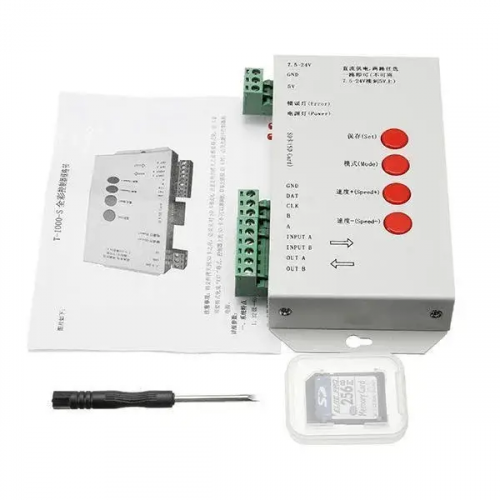 RGB контролер LT SPI smart програмуємий 5-24V з SD-картою для адресної стрічки RGB/RGBW 073012