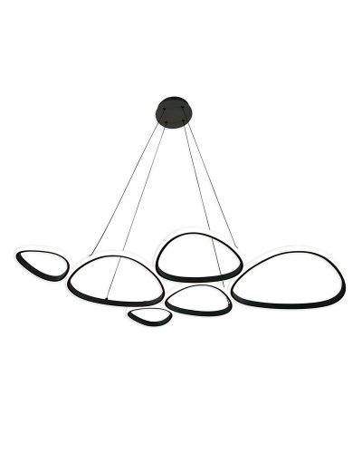 LED світильник підвісний Goldlux Petra 58W 4000K чорний 334053