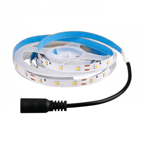 LED стрічка Eurolamp SMD2835 60шт/м 18W/м IP20 12V 3000K з адаптером LED/SET-3M/3000K